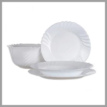 Üveg tányér szett EBRO 19 részes 05402404