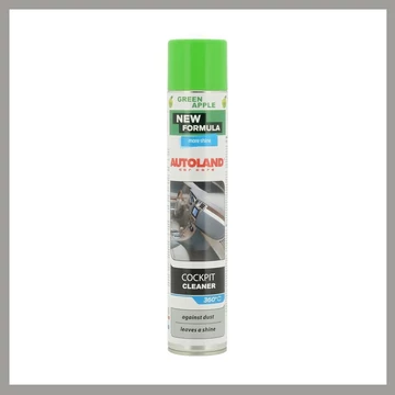 Autoland műszerfalápoló spray – Zöldalma illat, fényes hatás 00319