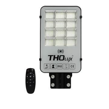 THOLux Napelemes LED utcai lámpa távirányítóval – IP65, mozgásérzékelős DNL-006