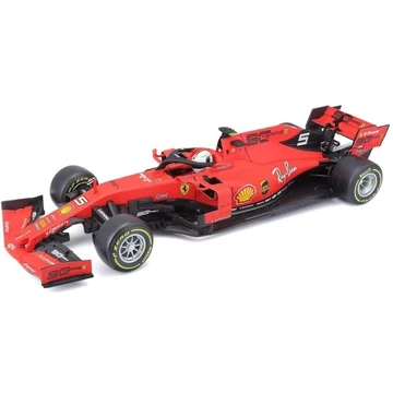 Bburago Ferrari F1 SF90 Versenyautó (1:18) – Sebastian Vettel, 2019 004616