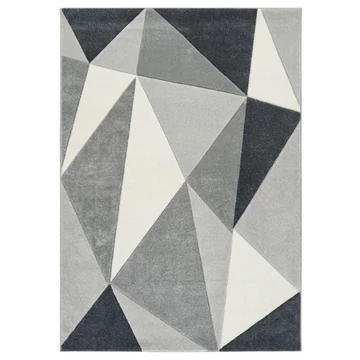 Franco collection szőnyeg 200 x 290 cm - Fekete, szürke, fehér 0A0444