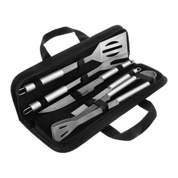 Kaminer grill eszközkészlet 5 db rozsdamentes acél tokban 00027182