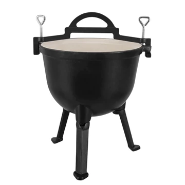 Kaminer 10L öntöttvas üst lábakkal és fedővel 00027376