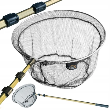 Hokkaido 330 cm teleszkópos merítőháló – 50 cm kosár W14020