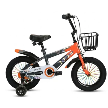 Dionite 18" Prémium Gyermek Kerékpár – Narancssárga-Szürke Kivitel 608O