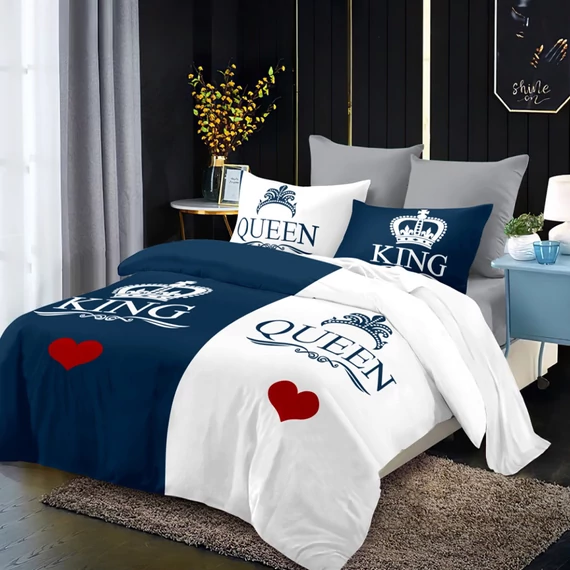 7 részes vastag ágynemű King & Queen 7