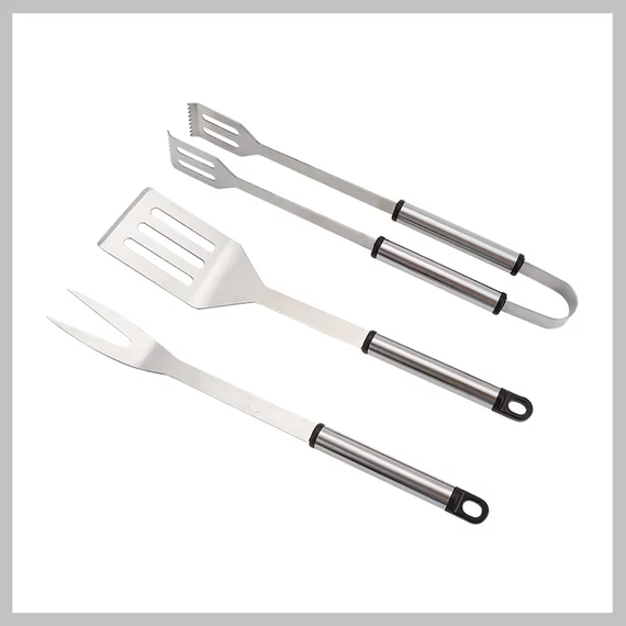 HAPPY GREEN BBQ grillkészlet, 3 db,  38 cm 5012057-A