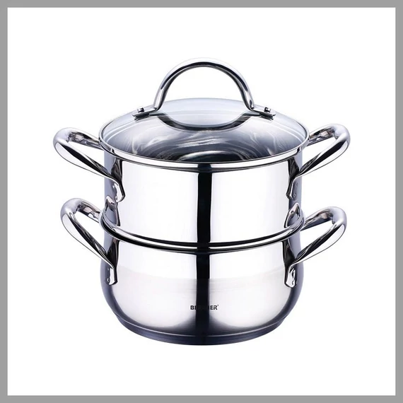 Bergner Rozsdamentes acél párolóedény 2,2L BG-6521