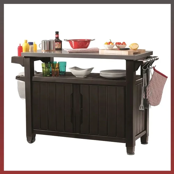 Unity XL 183L grill asztal barna
