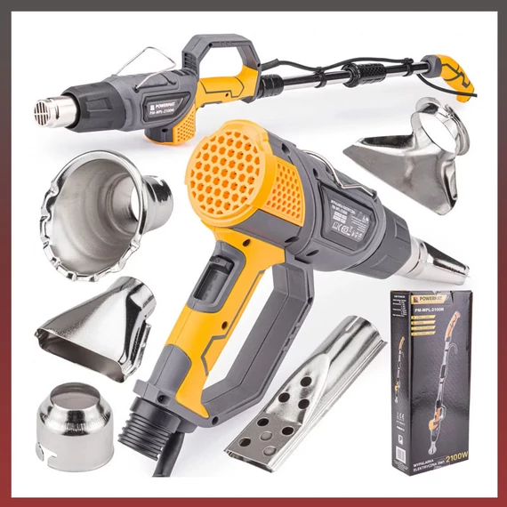 Powermat Elektromos hőlégfúvó 3 az 1-ben 2000W + 5 fúvóka PM-WPL-2100M