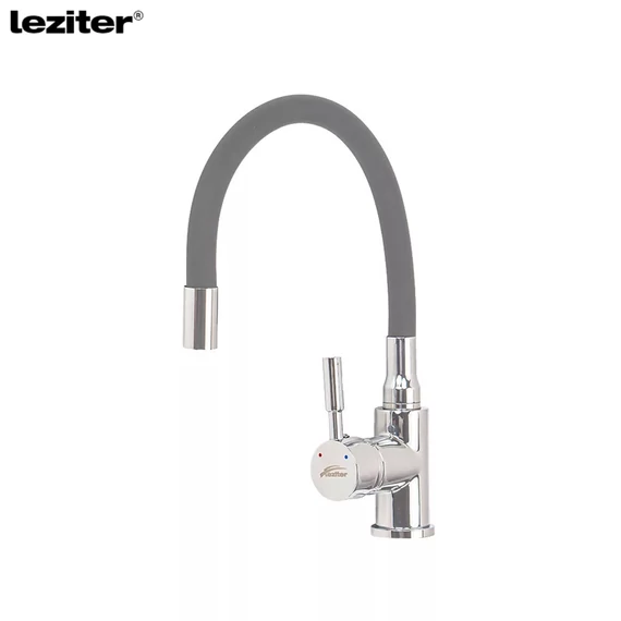 LEZITER Corin álló mosogató csaptelep flexibilis kifolyócsővel szürke ZS-7012-GR
