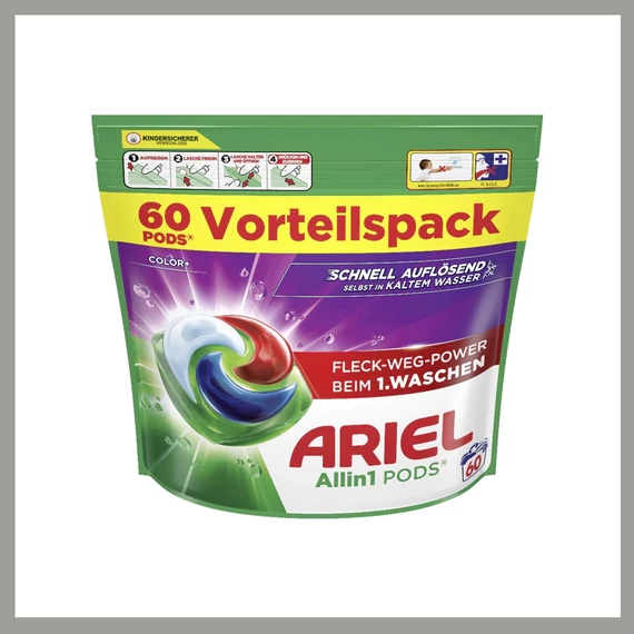 Ariel Allin1 PODS Color – Mosókapszula színes ruhákhoz, 60 mosás 9893838