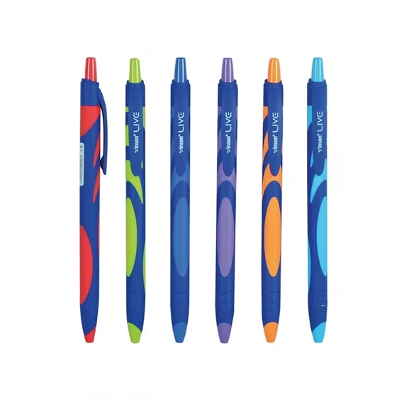 Zselés toll 0,7 mm kék tinta 1 db 033417