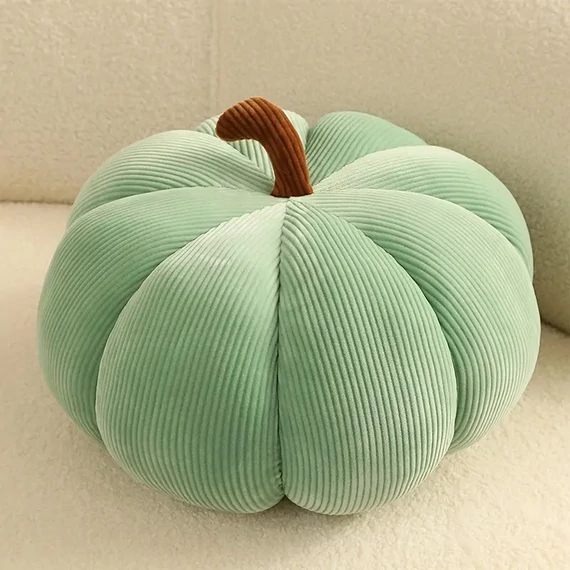 3D sütőtök formájú díszpárna – barna 20 cm XC2838529-z