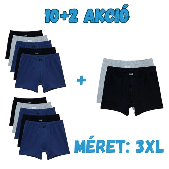 10+2 Férfi boxer 3XL  z005-10
