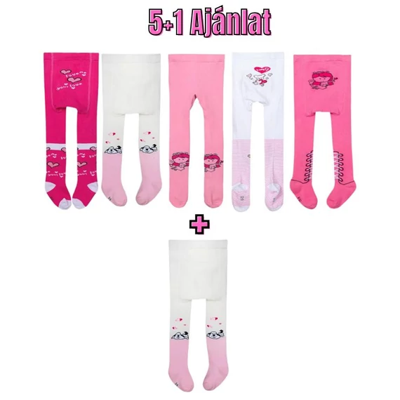 5+1 Baba pamut harisnyanadrág 0-6 hónapos korig MGH8009D-4