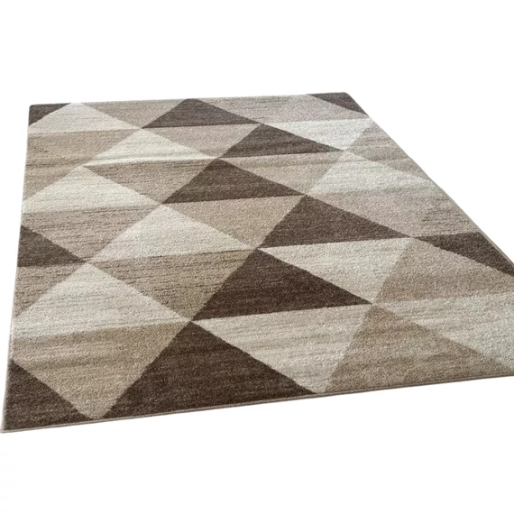 Torino Szőnyeg 4580 – Bézs, Modern Mintás Szőnyeg 120 x 170 cm