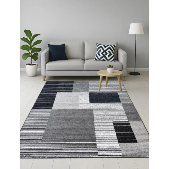 Torino 5115 Szőnyeg – Szürke 80×150 cm
