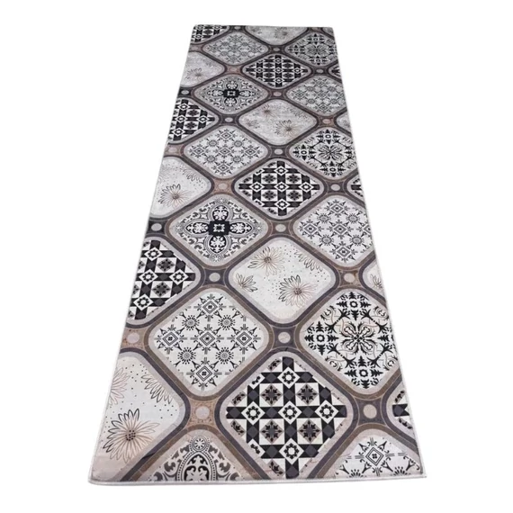Konyhai Szőnyeg vintage csempe mintával 80x150cm