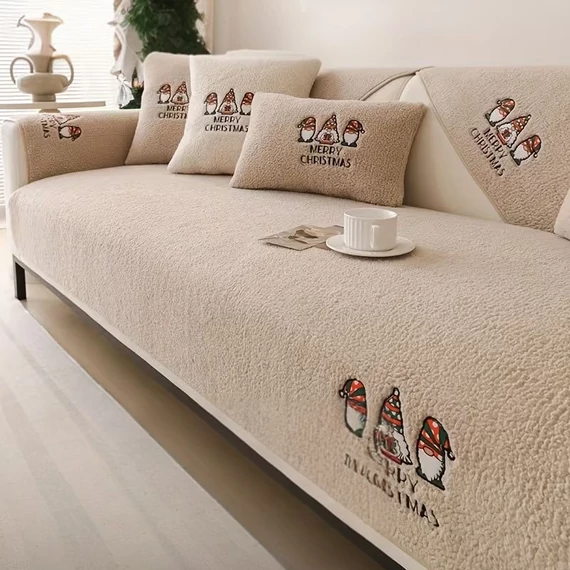 4 személyes kanapéhuzat – 90×210cm - Khaki GR321424K4
