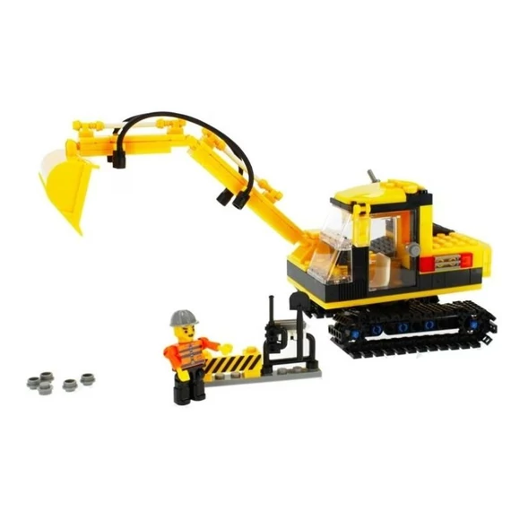 ALLEBLOX ConstructionCrew Építőkocka Készlet – Lánctalpas Kotró 298244