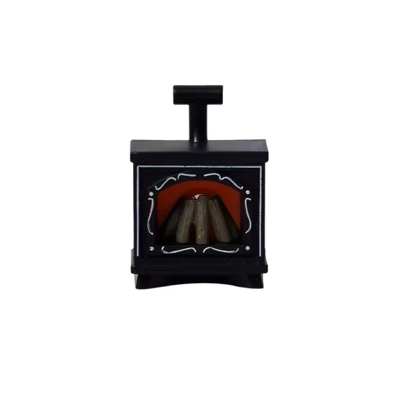 Mini LED Kandalló Dekoráció – Lángoló Láng Hatás (Fekete) DR229514-F