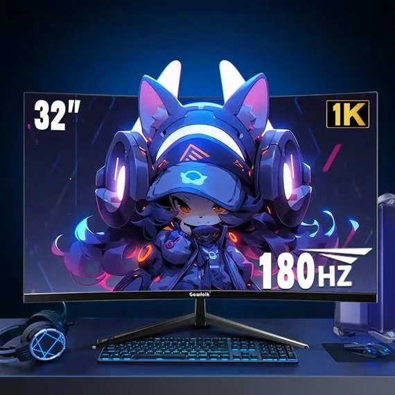 Gawfolk 32" 180Hz ívelt monitor GH9690280