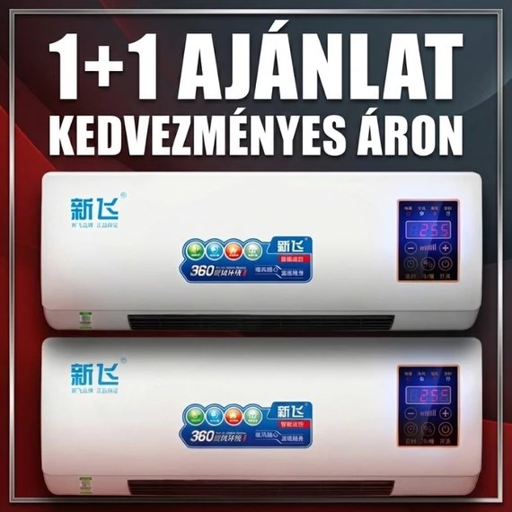 Fali hűtő és fűtő készülék 1+1 AJÁNLAT holm4016-1