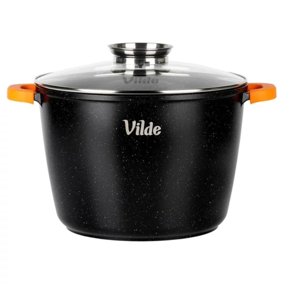 Vilde TERRUNA AROMA Extra Magas Gránit Fazék Üvegfedővel (28 cm, 9,7 L) 199111