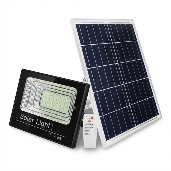 Solar Light 400W – Nagyteljesítményű Napelemes Reflektor Távirányítóval SL400W