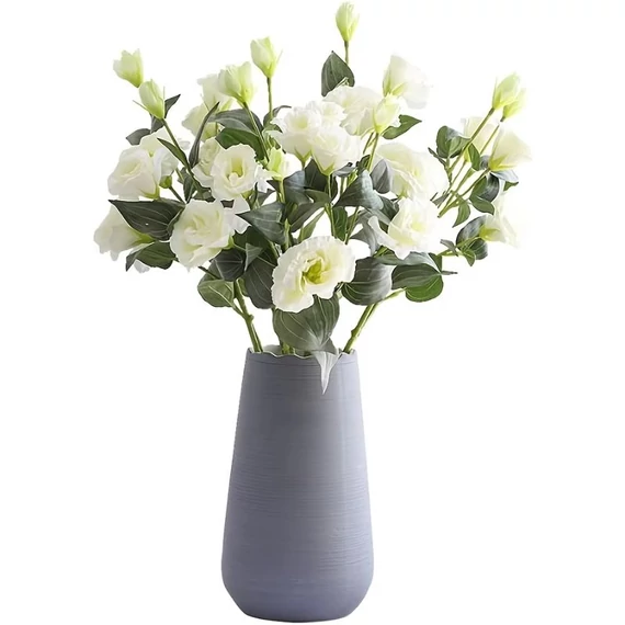 20 Darabos Elegáns Mű Fehér Eustoma JL8918617