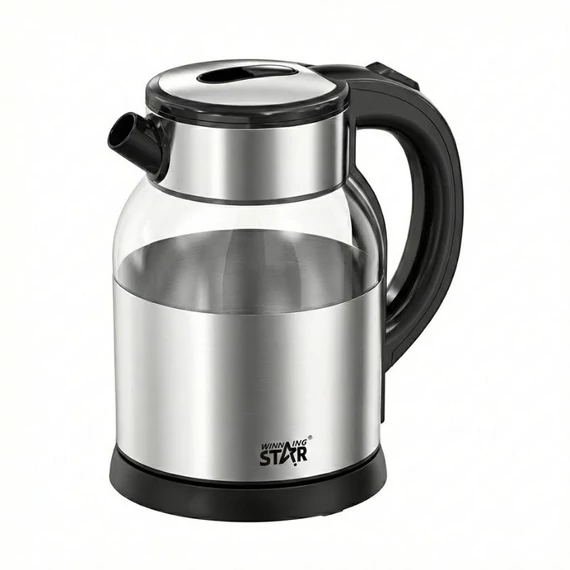 Winning Star Prémium Üveg Vízforraló – 1.8 Liter ST-6051