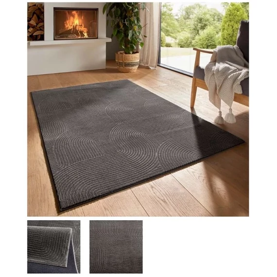 BergamoJoy plüss szőnyeg antracit 150x220cm bergamoJoyantracit-150