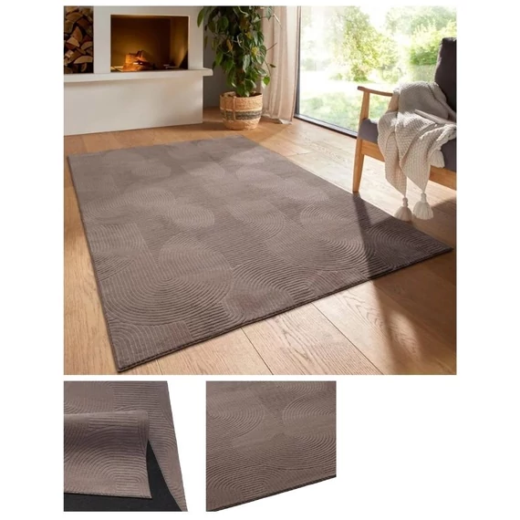 BergamoJoy plüss szőnyeg bézs 120x170cm bergamoJoybeige-120