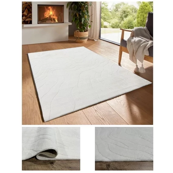 Bergamo Lorey plüss szőnyeg krém 240x330cm bergamoloreycream-240