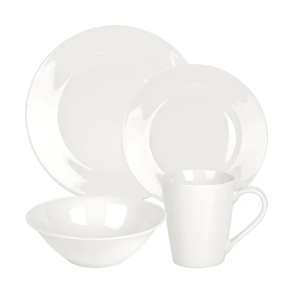 Vilde 16 részes fehér porcelán étkészlet 139846