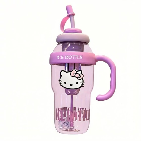 Hello Kitty Levendula Lila Vízespalack QR3494598-L