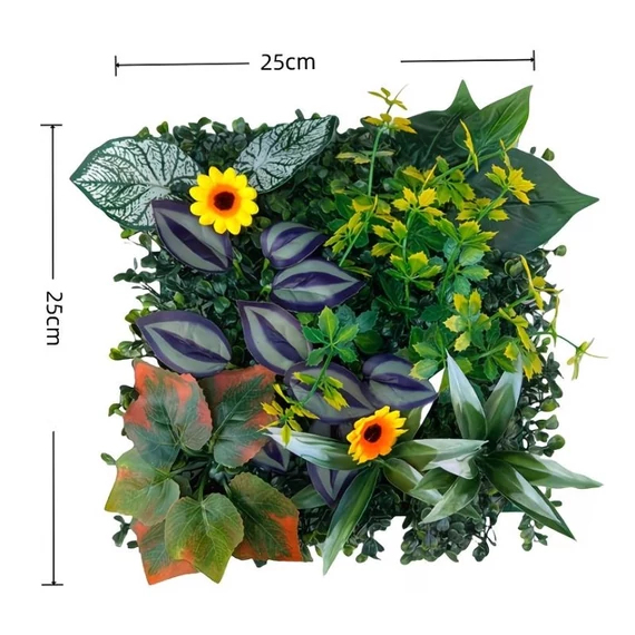 Élethű műnövény falpanel 25x25cm TW6379119-1