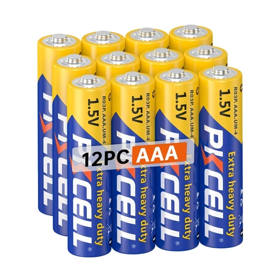 PKCELL AAA 1,5V szén-cink elem 3A – 12 db WU94538