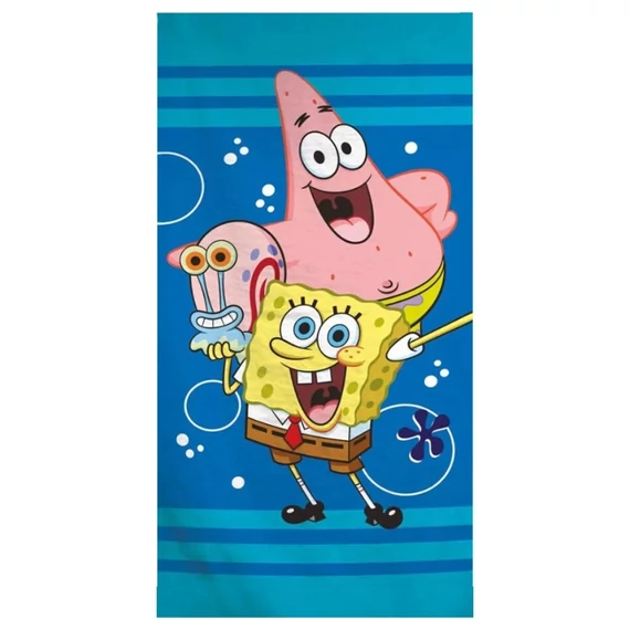SpongyaBob fürdőlepedő, strand törölköző 70 × 140 cm AYM451168