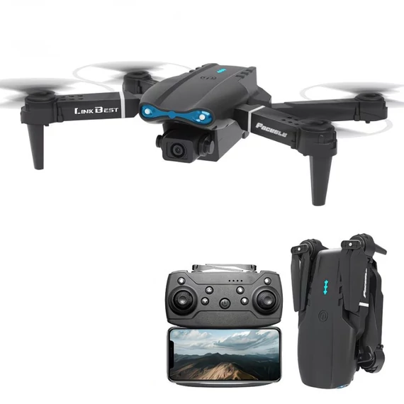 Intelligens drón dupla kamerával Fekete UL6771201-F