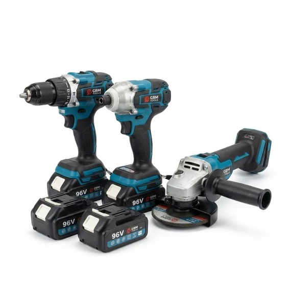 GBM TOOLS Szénkefementes 3 Részes Akkumulátoros Szerszámkészlet MT-10165