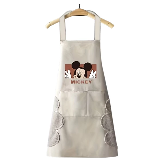 Mickey egér mintás konyhai kötény - Fehér NE2247308-4