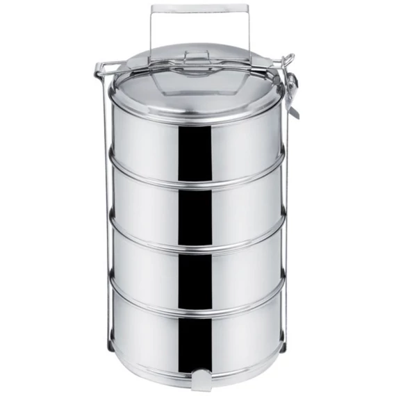 4 Szintes Rozsdamentes Acél Ételhordó (4 x 1,3 L) 120965
