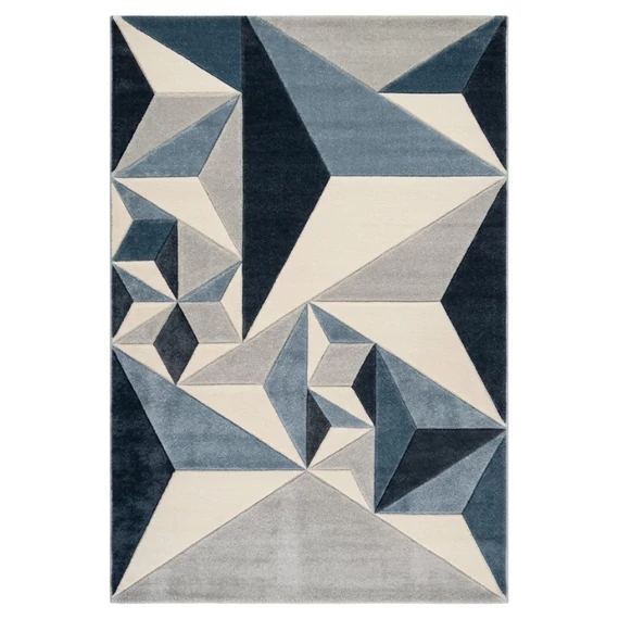 Franco collection szőnyeg 200 x 290 cm - Szürke, fehér, kék 0B2396-3