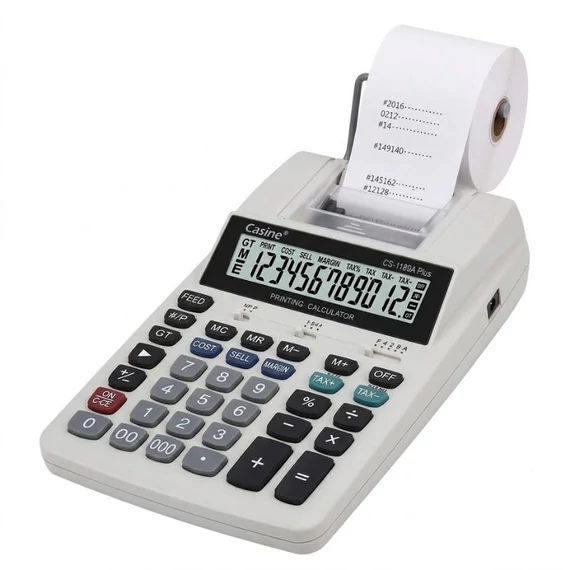 Casine Plus nyomtatós asztali számológép CS-1189A 