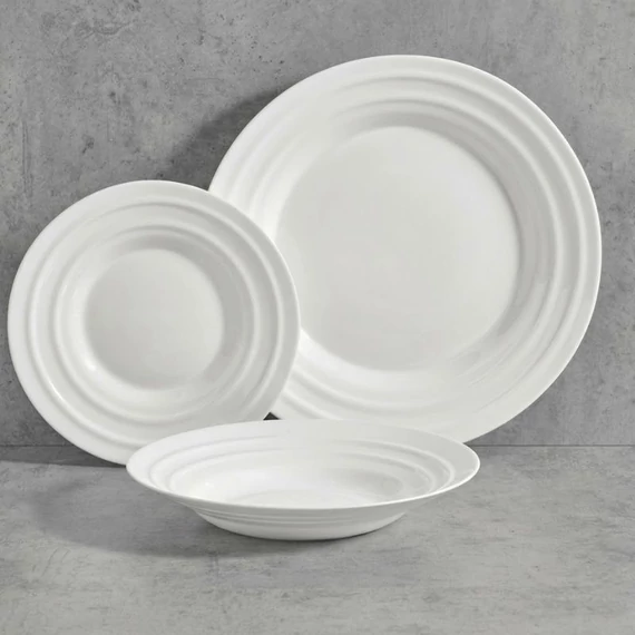 Vivalto opál hullám mintás étkészlet 18 részes – elegáns, modern, tartós 10292