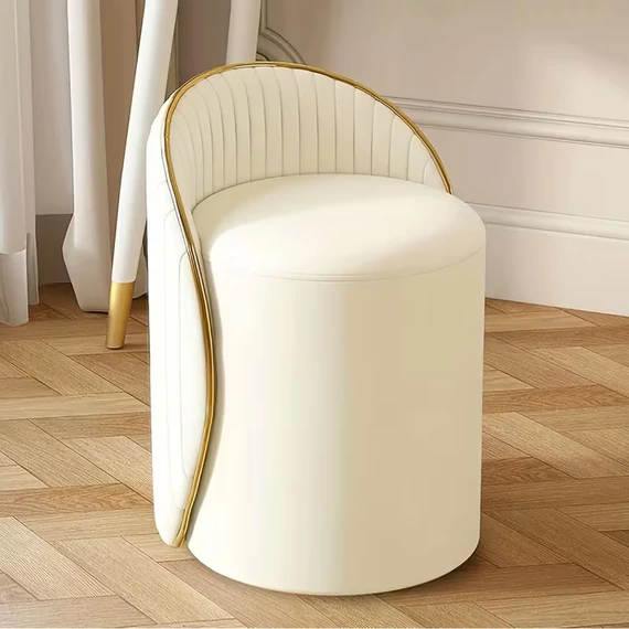 Elegáns kerek sminkszék bézs HQ4573313