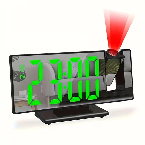 Vetítős ébresztőóra LED züld kijelzővel CN12083148-Z