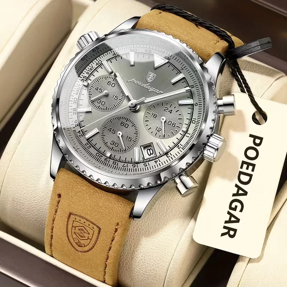 Férfi sport kronográf karóra ezüst-szürke VP6273124-ESZ